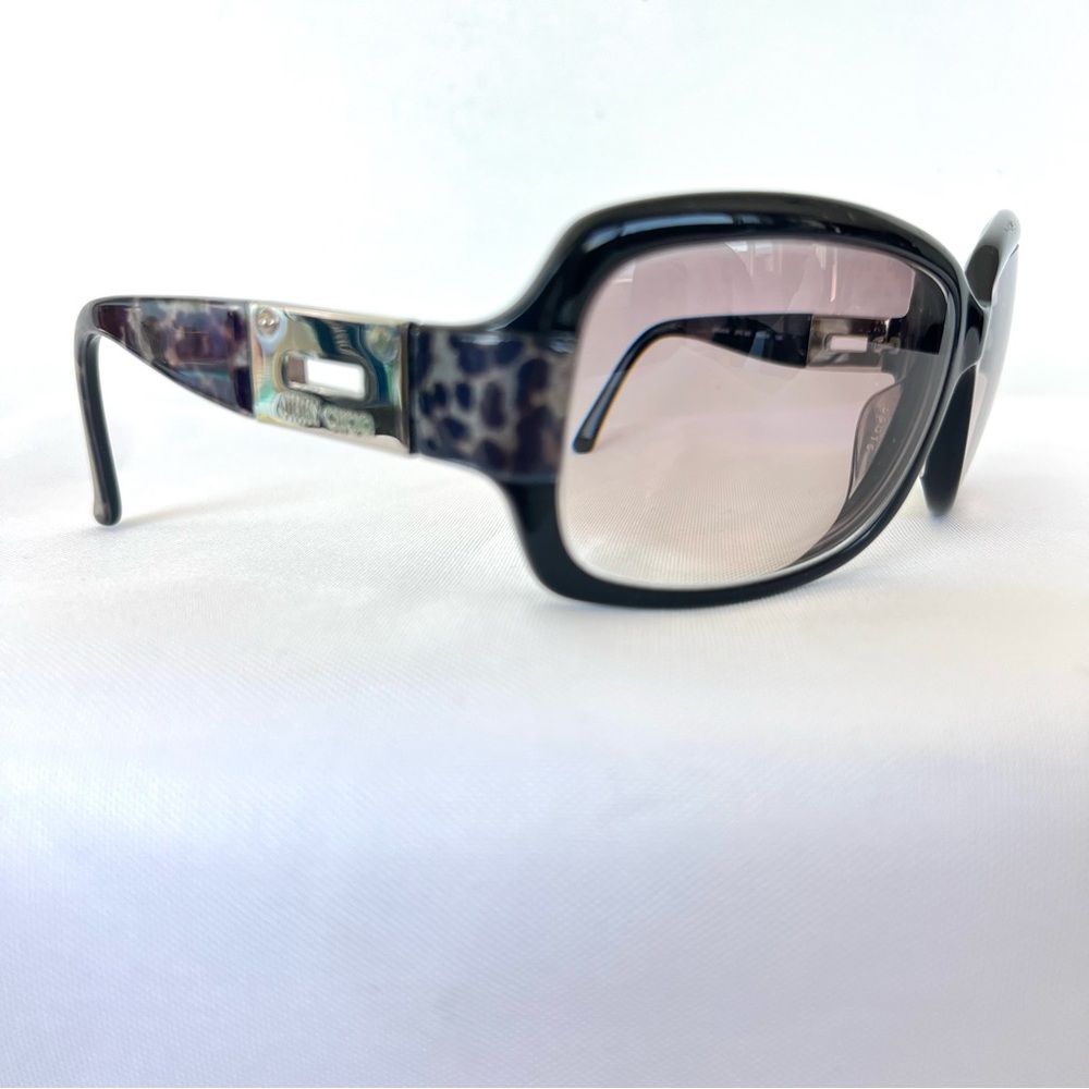 JIMMY CHOO Italy Essie ZP2 BD Rectangle Lenses Leopard w Silver Frame Glasses - Picture 4 of 15